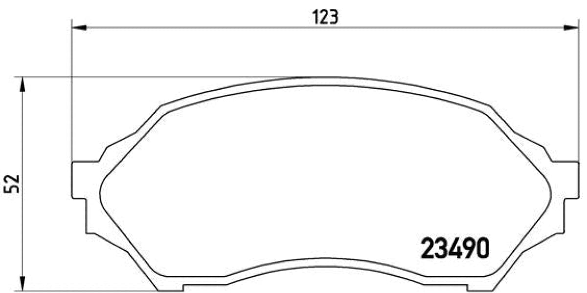 Brake Pads Front Set (Brembo) (P49027)