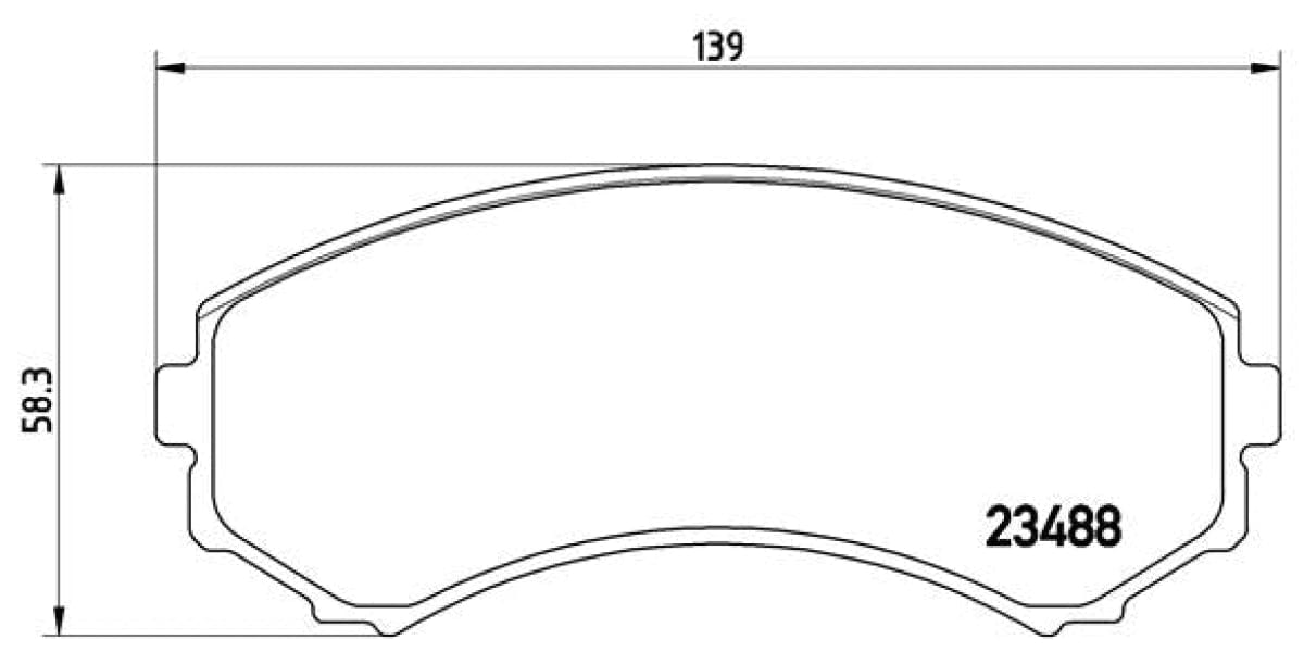 Brake Pads Front Set (Brembo) (P54029)