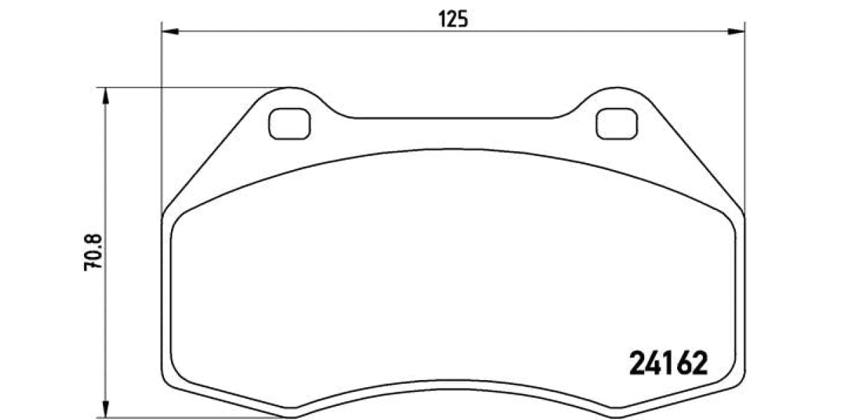 Brake Pads Front Set (Brembo) (P68036)