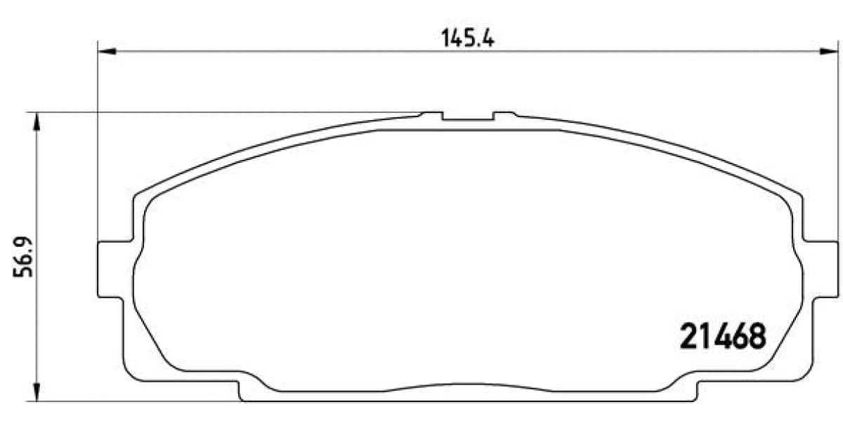 Brake Pads Front Set (Brembo) (P83092)