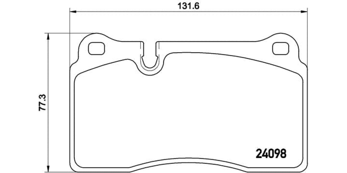 Brake Pads Front Set (Brembo) (P85110)