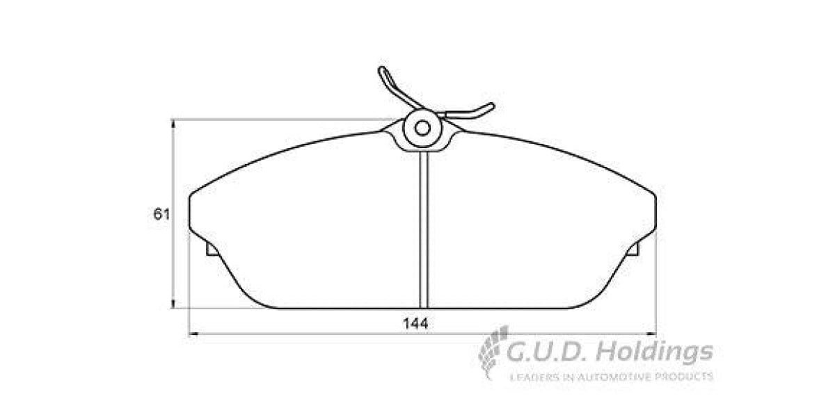 Brake Pads Front Tata Xexenon 2.2D,Vv-T,3.0D (2008-2013>) (SAFELINE D3920S)