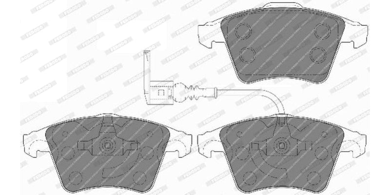 Brake Pads Front Vw Kombi T5 (04-) Transporter (Ferodo Fvr1643)