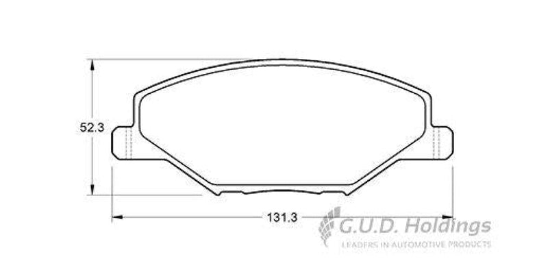 Brake Pads Front Vw Polo New (18-) Crosspolo (10-) Polo (10-) Vivo (10-) (SAFELINE D4095S)