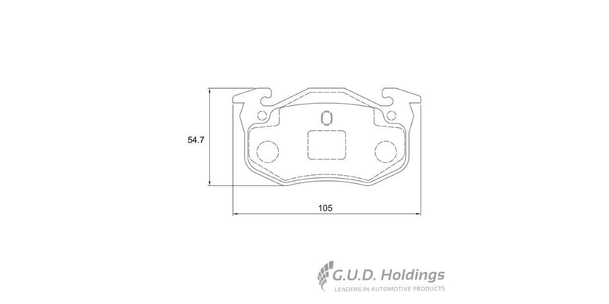 Brake Pads Rear Citroen Xsara (2001-2006) Peugeot 206 (2001-2007) 306 (98-01) Renault Clio,Clio 2 (00-01) Megane Coupe (97-00) (SAFELINE D3183S)