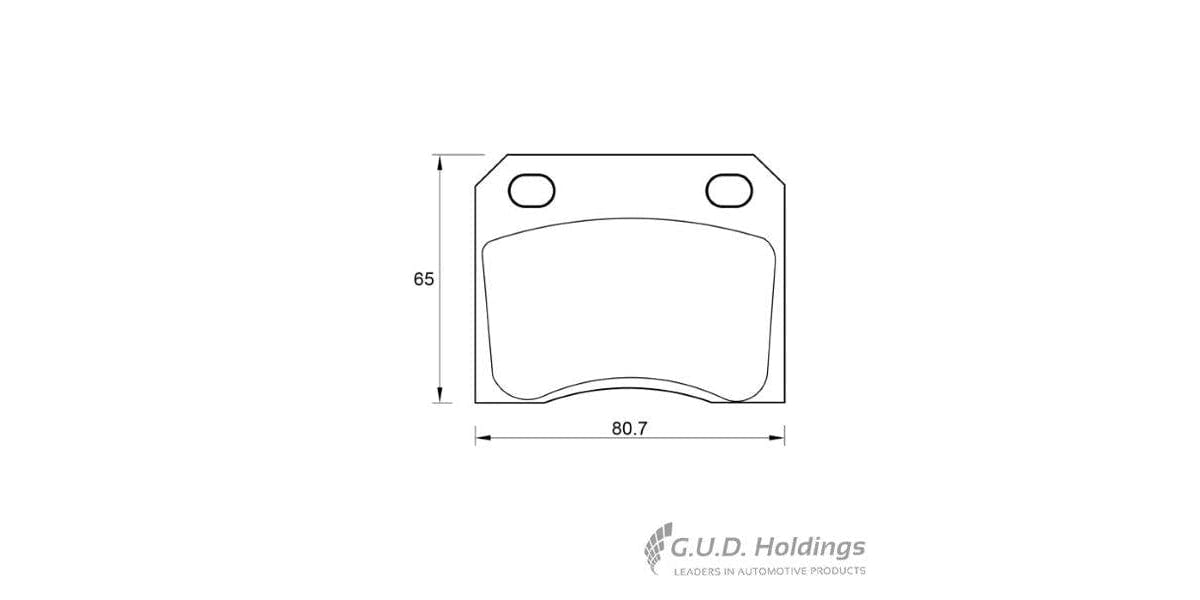 Brake Pads Rear Jaguar Xj6 4.2 (69-80) Peugeot 404 (74-79) (SAFELINE D97S)