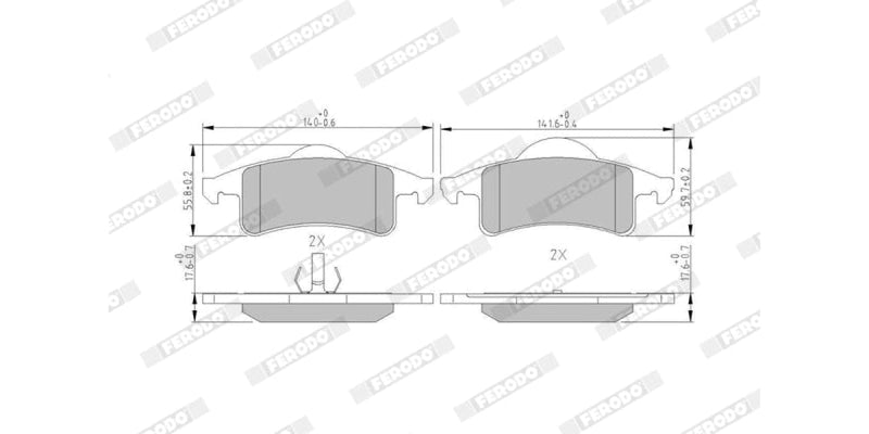Buy Ferodo Brake Pads FDB1524 at the best prices in South-Africa,nation-wide delivery!