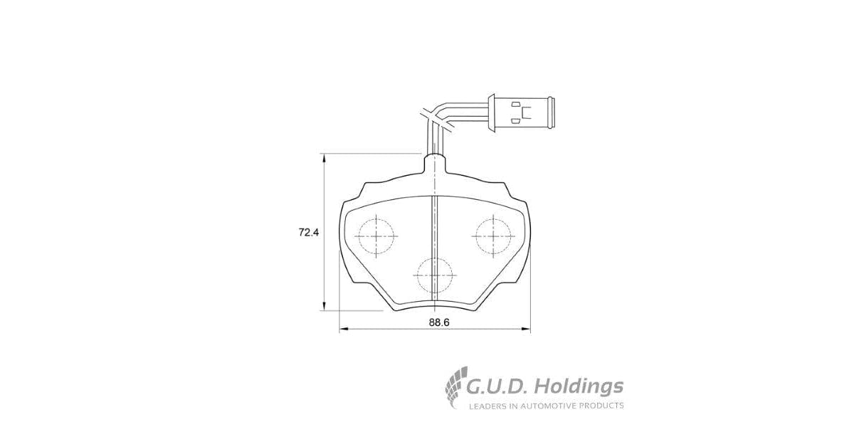 Brake Pads Rear Land Rover Discovery 1 V8 (91-94) (SAFELINE D3055S)