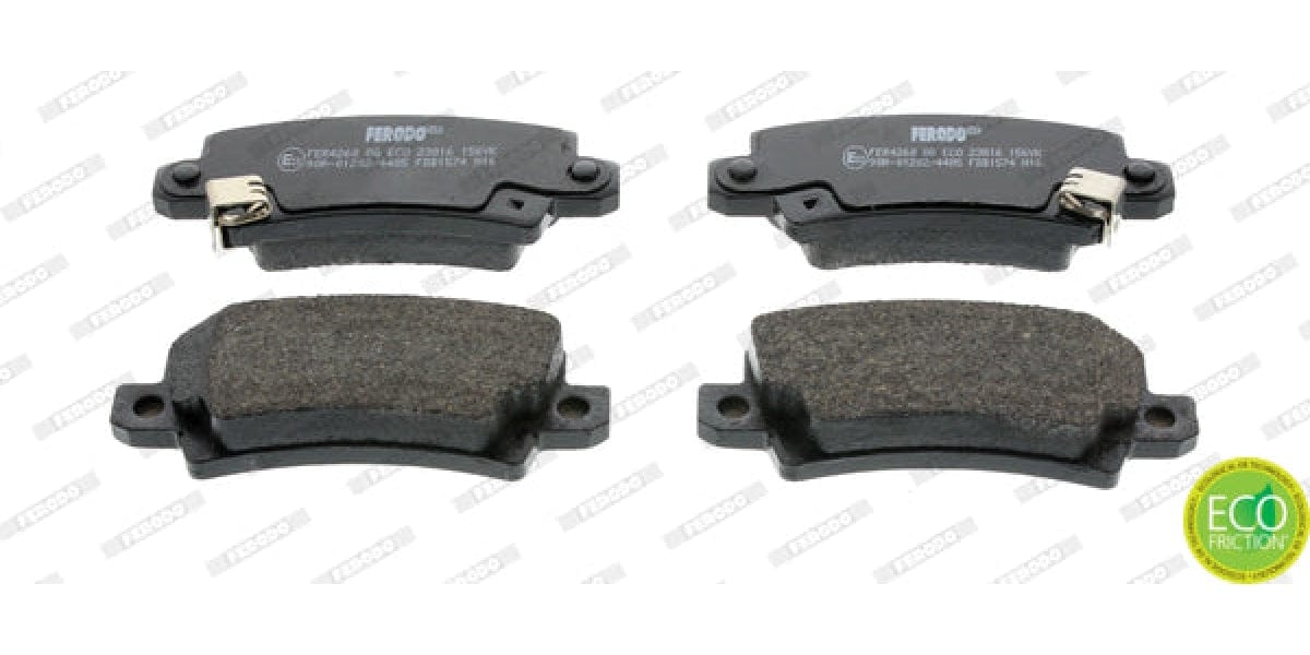 Brake Pads Rear Toyota Allex (01-07) Corolla (02-07) Runx (03-07) (Ferodo Fdb1574)