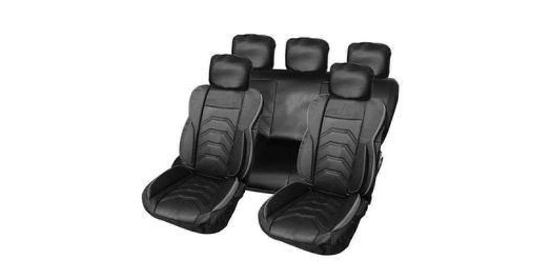 Car Seat Cover Car Seat Cover Set 11Pc Pvc Polyester SA96 -Modern Auto Parts!