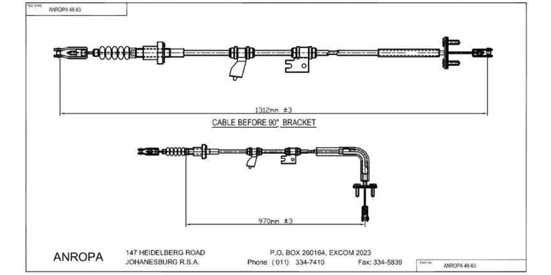 Clutch Cable Kia Picanto Ii Cables