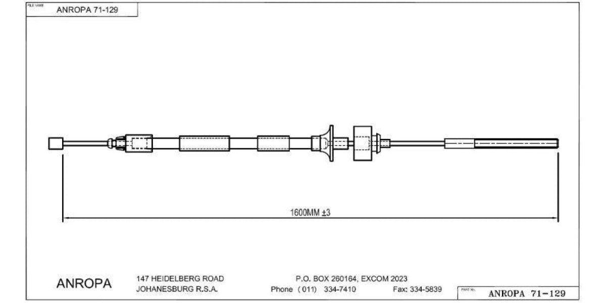 Clutch Cable Renault Sandero Logan 1.4/1.6 Mpi Cables