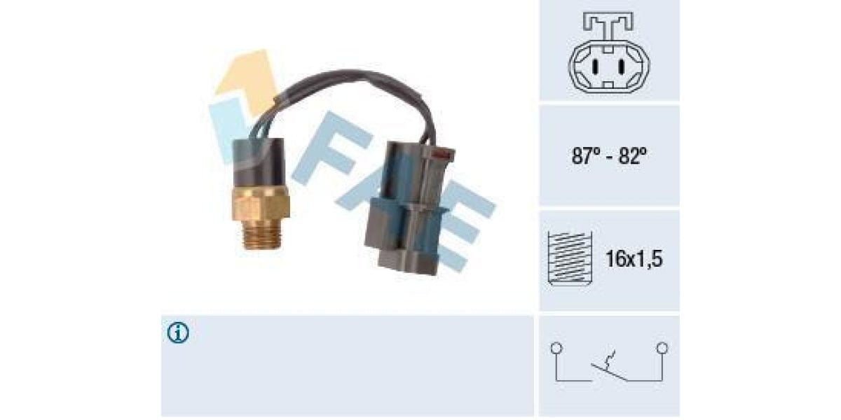 Fae-Fan Switch 87-82C M16X1 5Fs195 (37760) - Modern Auto Parts