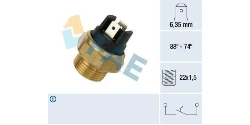 Fae-Fan Switch 88-74C M22X1 5 (37420Fae) - Modern Auto Parts
