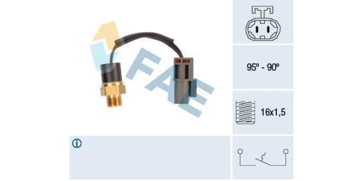 Fae-Fan Switch 95-90C M16X1 5 (37530) - Modern Auto Parts