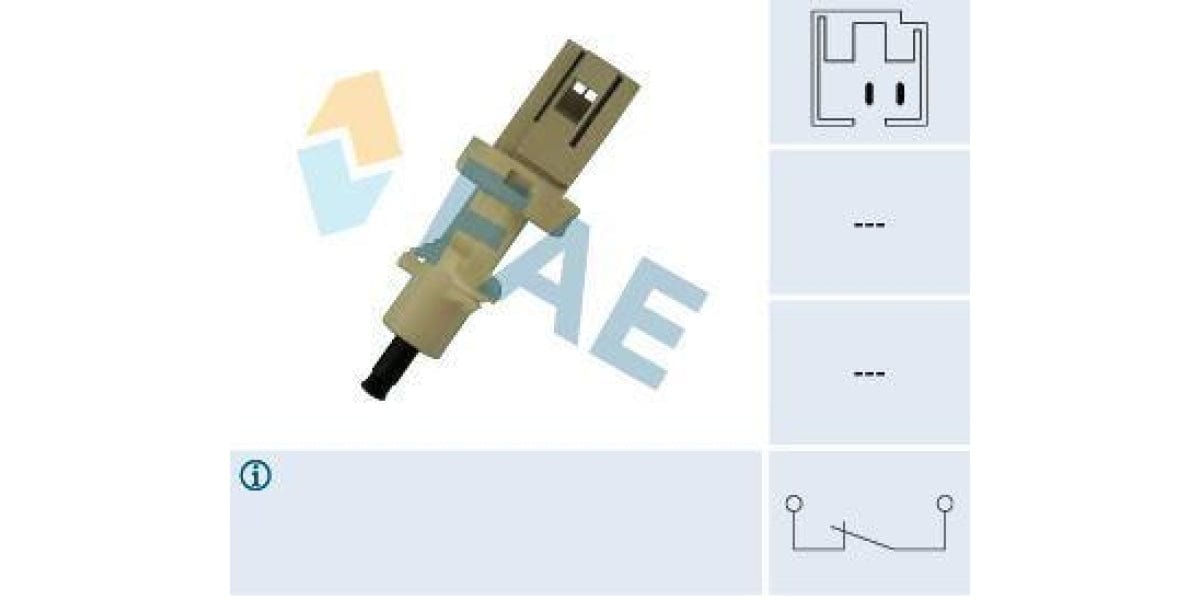 Fae-Stop Light Switch 2Pin No Thread (24400) - Modern Auto Parts