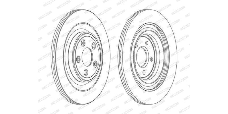 Ferodo Brake Disc (Pair) (Ddf1703C)(Pair) - Modern Auto Parts
