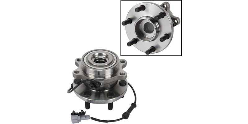 Front Wheel Bearing Kit Nissan Navara & Pathfinder D40, R51 Series 2.5Dci, 3.0Dci V6, 4.0I V6 4X4 (05-17) ~Modern Auto Parts!