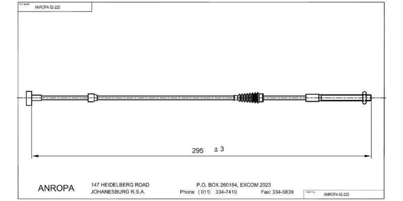 Hand Brake Cable Toyota Conquest/Tazz/Corolla ~ Modern Auto Parts!