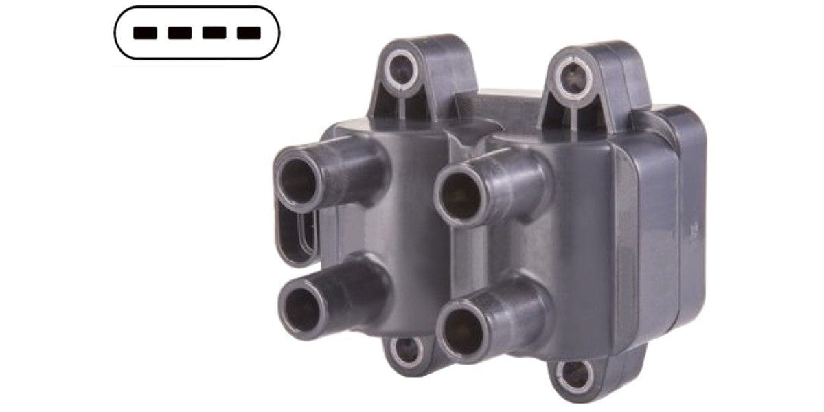 Ignition Coil Nissan NP200 1.6 8V (08-), Renault Clio II 1.2, 1.4, 1.6 (98-), Logan 1.6 (04-), Megane I (96-) ~Modern Auto Parts!