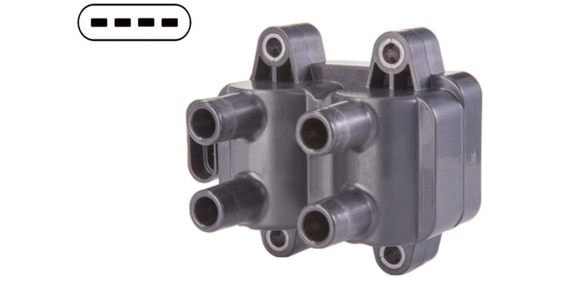 Ignition Coil Nissan NP200 1.6 8V (08-), Renault Clio II 1.2, 1.4, 1.6 (98-), Logan 1.6 (04-), Megane I (96-) ~Modern Auto Parts!