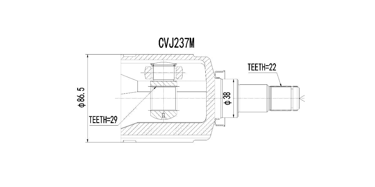 Inner Cv Joint Chev Aveo 1.6 2008-2017 at Modern Auto Parts!