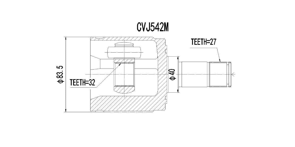 Inner Cv Joint - Cvj542M - Modern Auto Parts