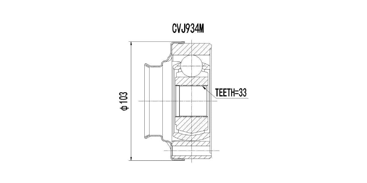 Inner Cv Joint Seat Ibiza 1.9 Tdi,New Beetle,Vw Fox,Golf 2,Golf 3,Caddy 1993-2010 at Modern Auto Parts!