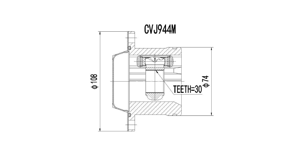 Inner Cv Joint Vw Crosspolo 1.9 Tdi,Golf 4,Jetta,Polo 1999-2009 at Modern Auto Parts!