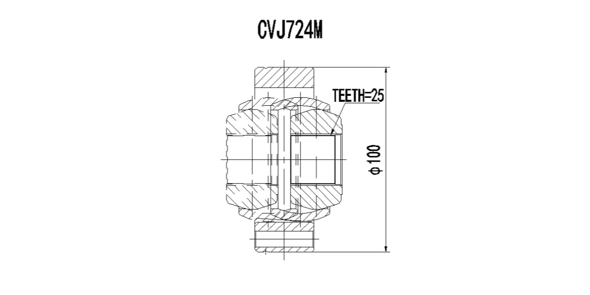 Inner/Outer Cv Joint Alfa 147 1.6I Twin Spark,19,2.0I,Alfa 155,Alfa 156,Audi 400,Ford Granada,Sierra at Modern Auto Parts!