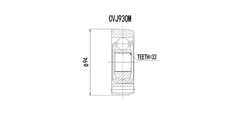 Inner/Outer Cv Joint Audi 80Gl,100Ls,Vw Golf,Citi,Polo Playa,Vivo,Passat 1976-1987,2003-2009 at Modern Auto Parts!
