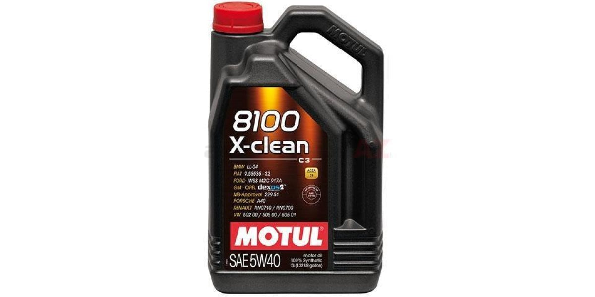 Motul 8100 X-Clean 5W40 5L - Modern Auto Parts