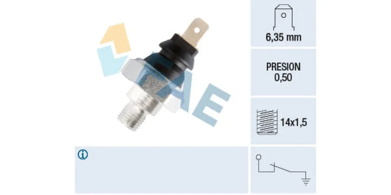 Oil Pressure Switch 0.50 M14X1.50 (FAE 12250)