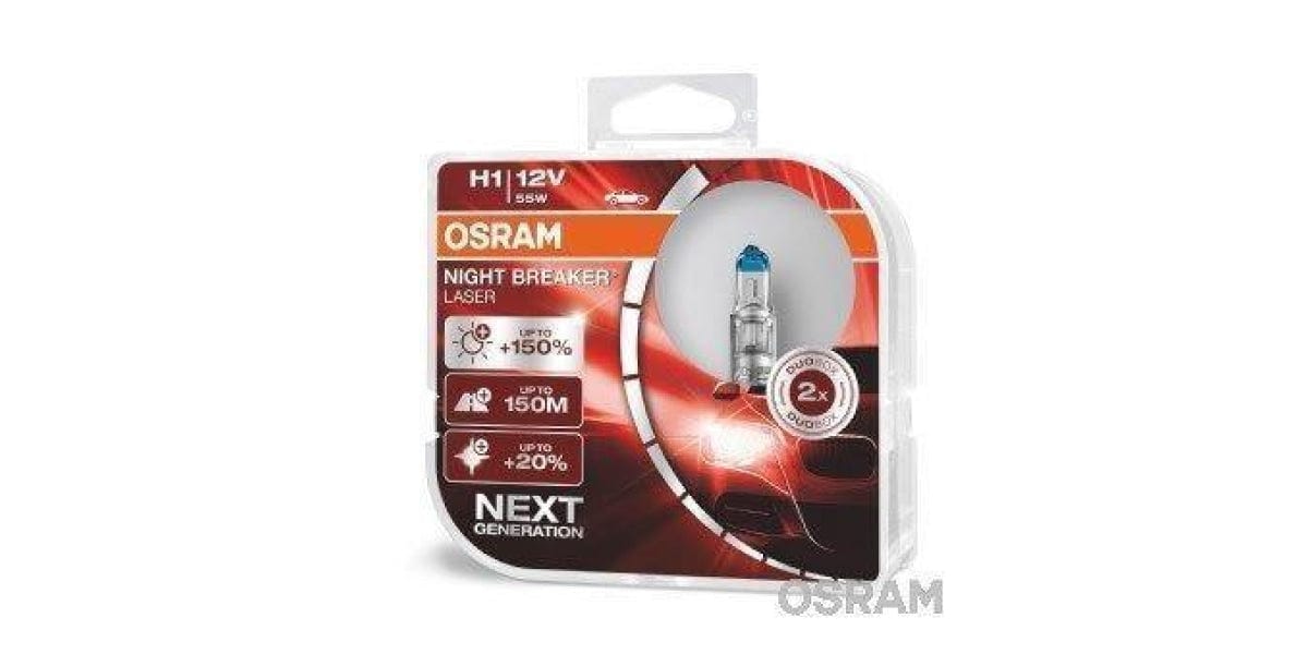 Osram Night Breaker Laser Next H1/ H3/ H4/ H7 /Hb3/ Hb4 / H11/ H8 (Set) - Modern Auto Parts