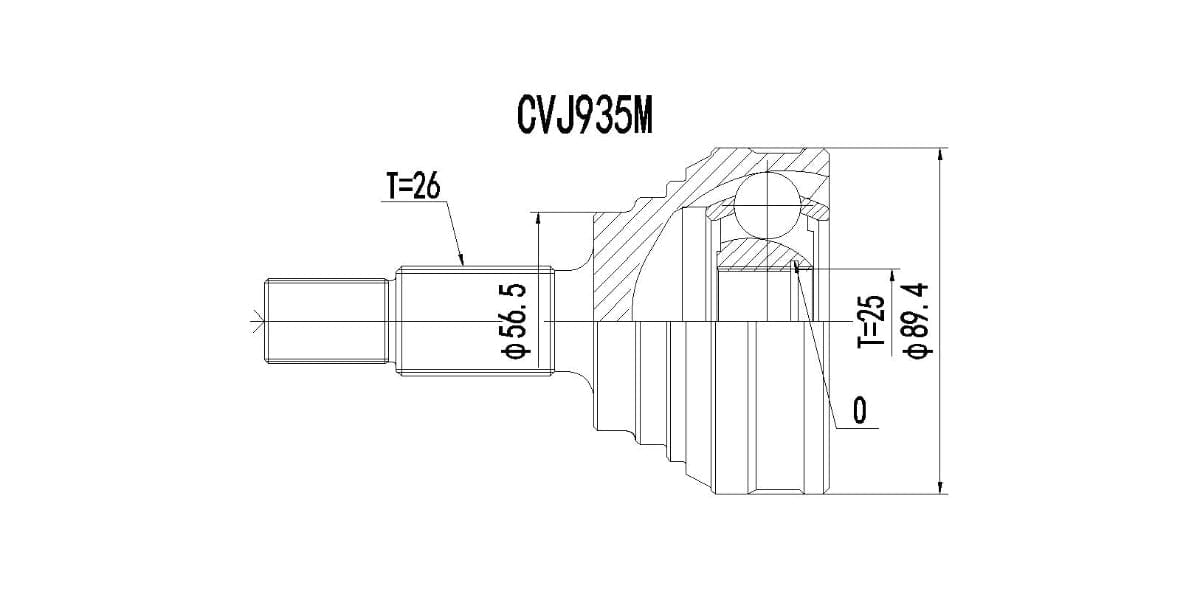 Outer Cv Joint Audi 100,200,500 1972-2002 at Modern Auto Parts!