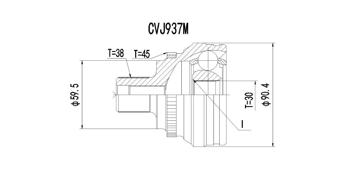 Outer Cv Joint Audi 500E,A4,A6,Kombi 1992-2005 at Modern Auto Parts!