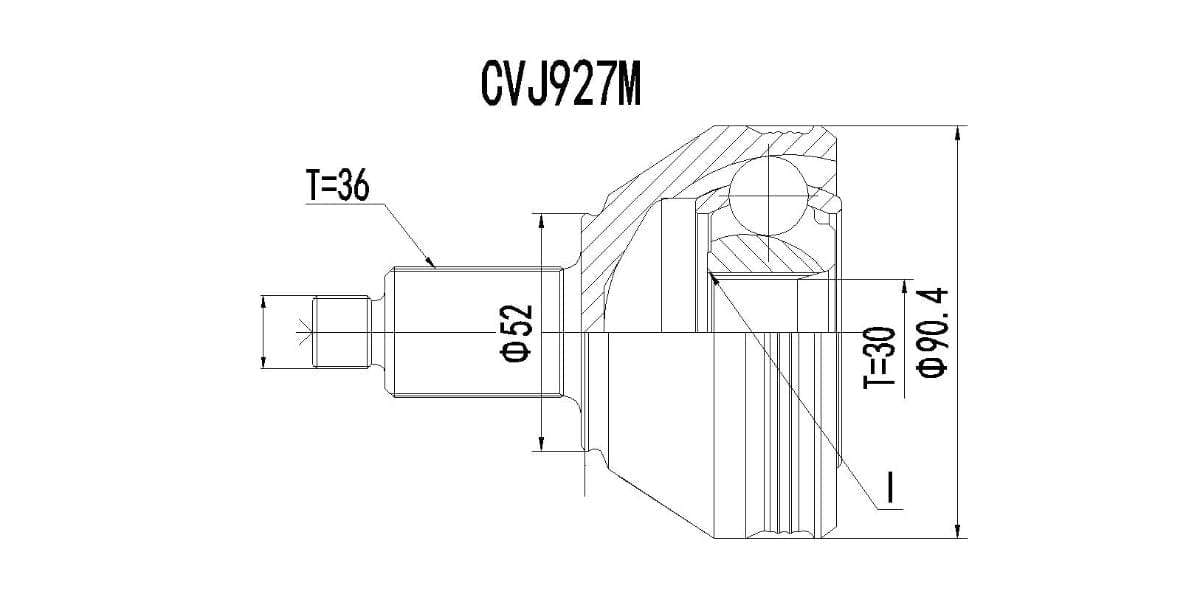 Outer Cv Joint Audi A1 1.2 Tfsi,1.4Tfsi,Polo 1.4Tdi,Polo Calssic 2002-2010,2011> at Modern Auto Parts!