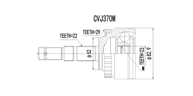 Outer Cv Joint Chev Utility 1.3D,1.4,1.8,Opel Tigra 1.8 2005-2012 at Modern Auto Parts!