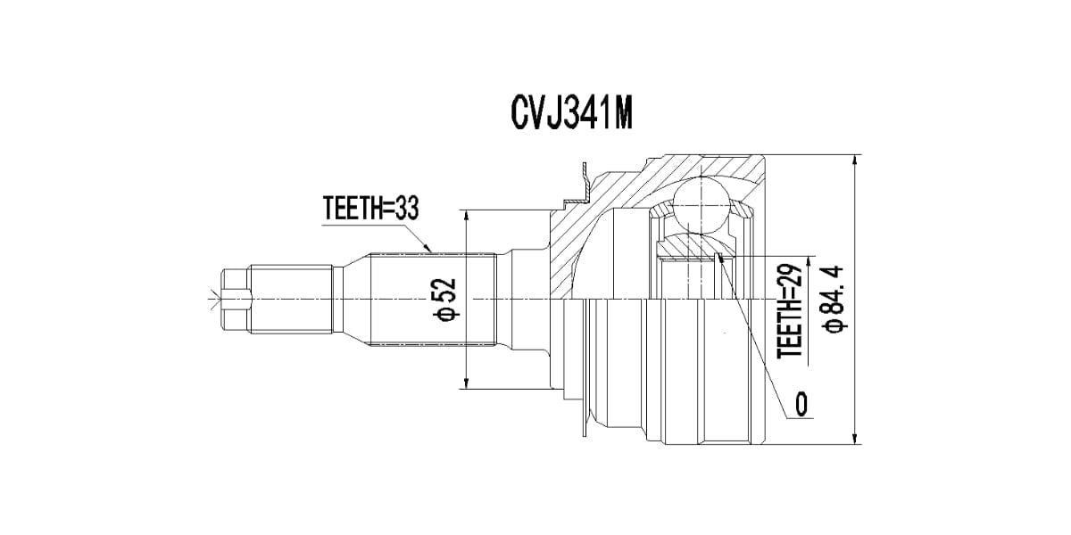 Outer Cv Joint Daewoo Espero 180,2000,Nubira 2.0Cdx 1995-2000 at Modern Auto Parts!