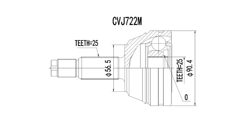 Outer Cv Joint Ford Escort 1800I 1997-1998 at Modern Auto Parts!