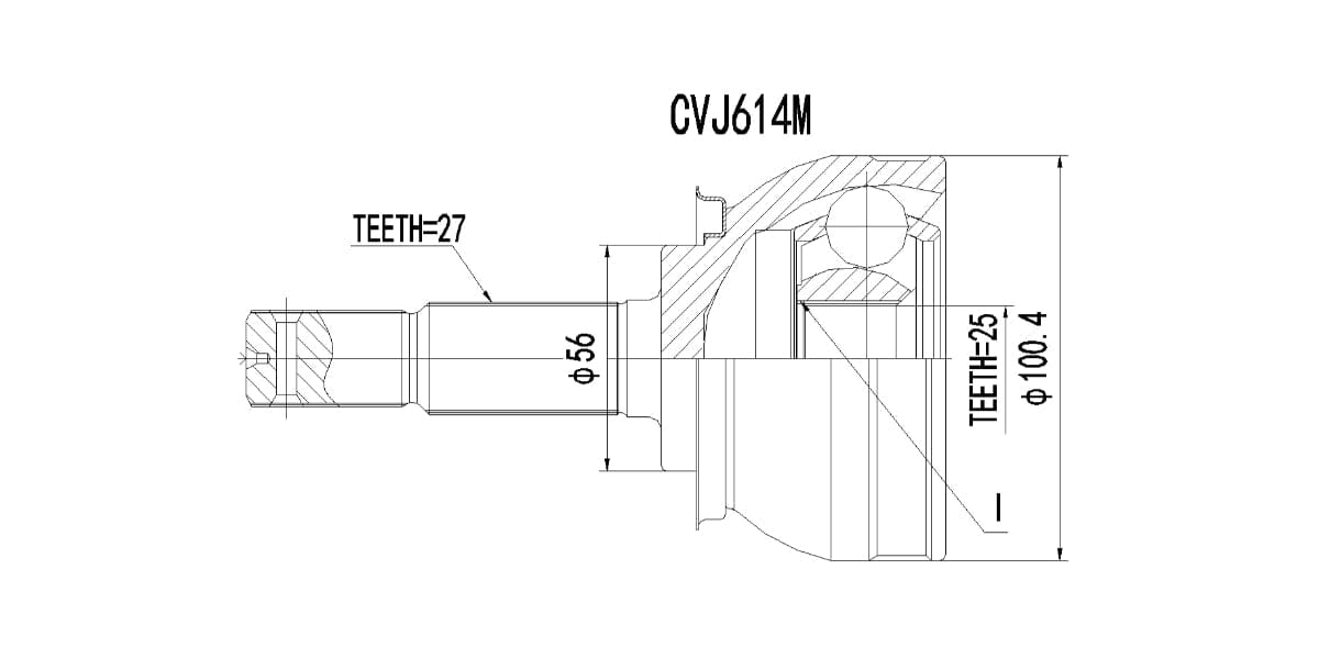 Outer Cv Joint Nissan Maxima 2.0 Qx V6 1998-2000 at Modern Auto Parts!