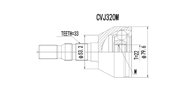 Outer Cv Joint Opel Astra 1.4 Essentia 2005 2009 at Modern Auto Parts!