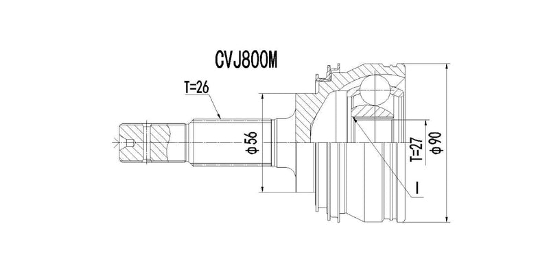 Outer Cv Joint Toyota Camry 200I 200Ei,220Si 1993-2000 at Modern Auto Parts!