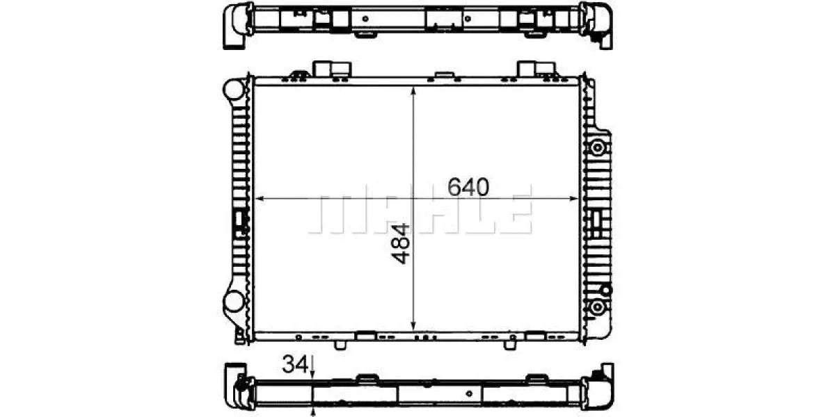 Radiator Aluminium Mercedes E Class (Behr-Mahle) 6410253