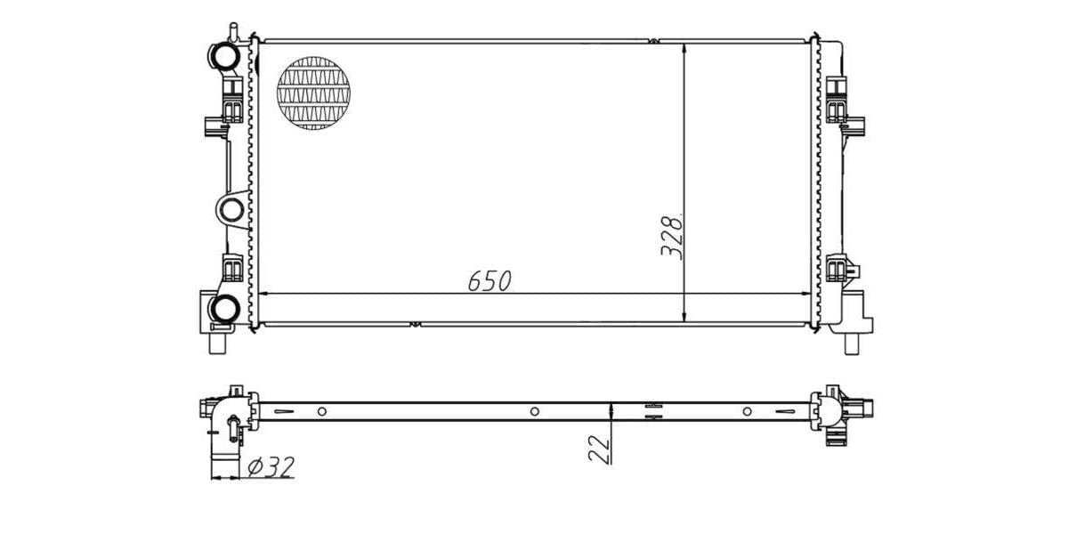 Radiator Audi A1,Seat Ibiza,Vw Polo,Pol Vivo Cay,Bts,Cwv,Cfw,Cgg,Clp 2010-2014> at Modern Auto Parts!