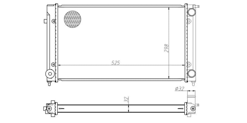 Radiator Vw Golf Citi Agy 1999-2010 at Modern Auto Parts!
