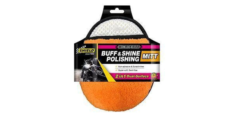 Shield Microfibre Buff & Polishing Pad Mitt - Modern Auto Parts