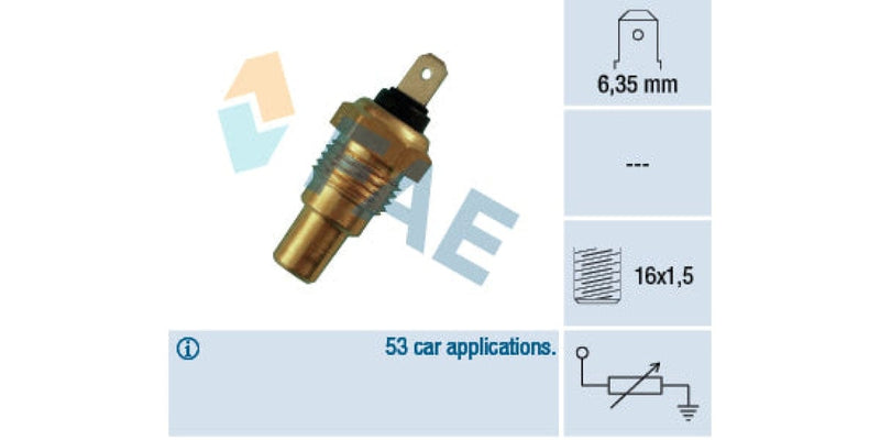 Temperature Switch 1Pin M16X1.5 Toyota (3Kh 3Tb 7R 6R 16R 8R 18R 3T 12R 5R F 2F) (Fae) (31310)