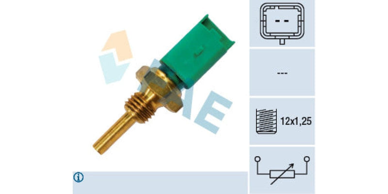 Temperature Switch 2Pin M12X1.25 Alfa 147 Fiat Grande Punto Stilo Opel Zafira (Fae) (33700) Sensor