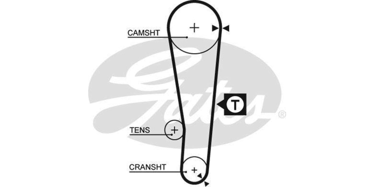 Timing Belt Toyota Conquest Corolla 4A Fe 7A Fe Gates Belt TOY12
